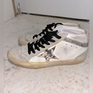 Golden goose midi sneakers Size 38 7.5 US Size Glitter